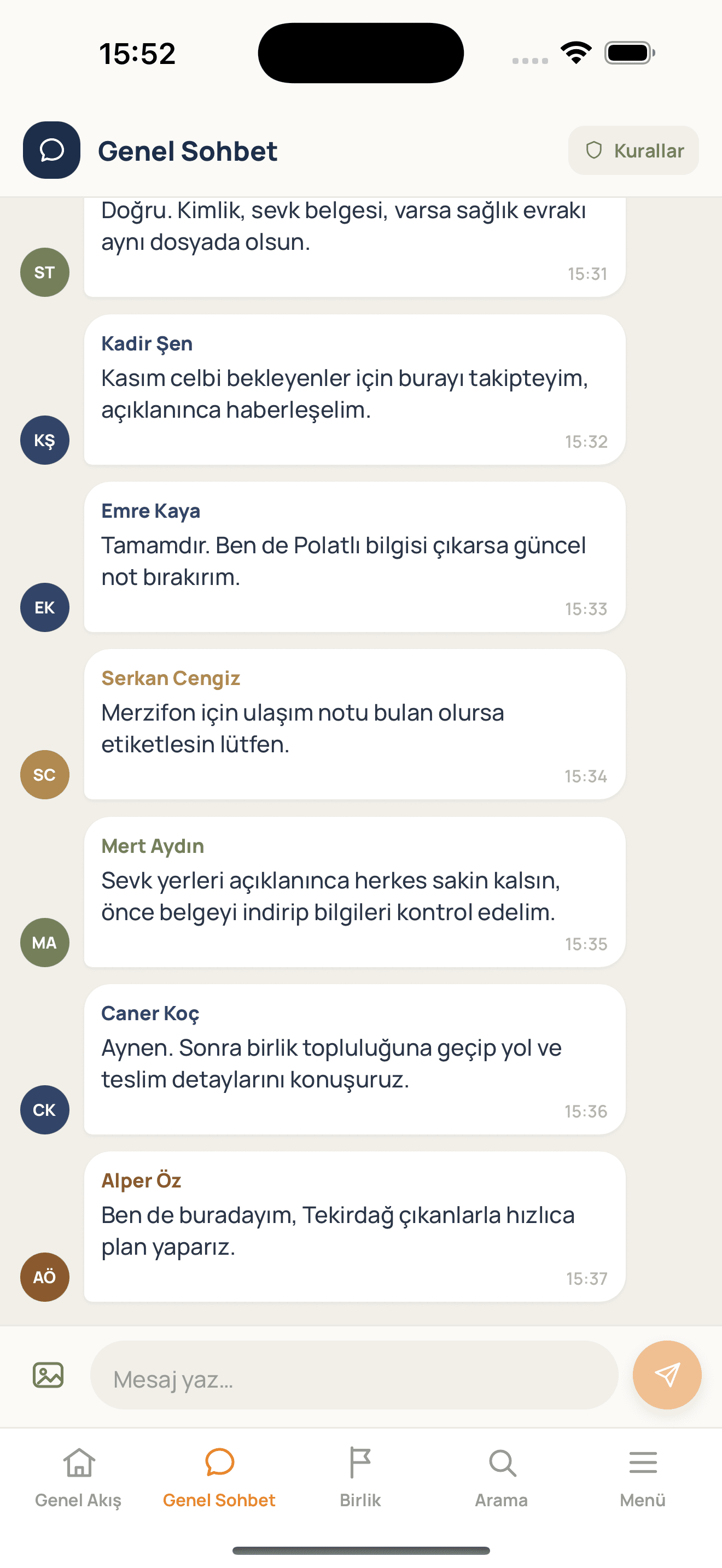 Tertip app screenshot 1